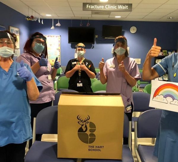 S Lester donate 1,000 boxes to help distribute face shields