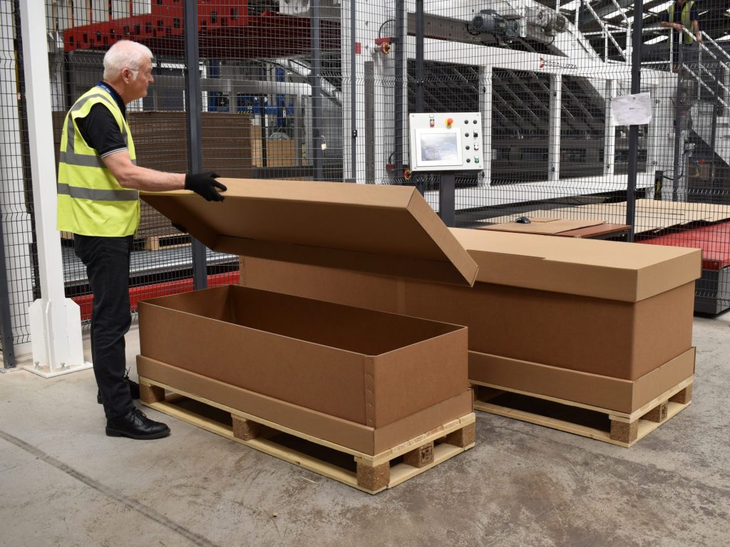 State of the art, bespoke cardboard packaging solution machinery